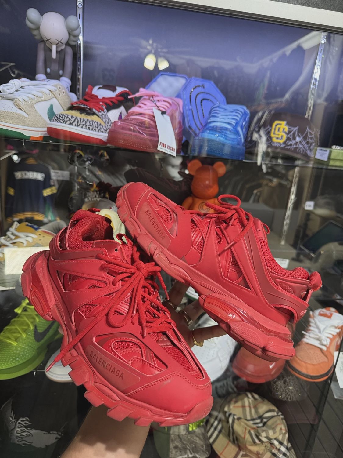 Balenciaga Track Trainer Red No Box • Pre-Owned [1528]