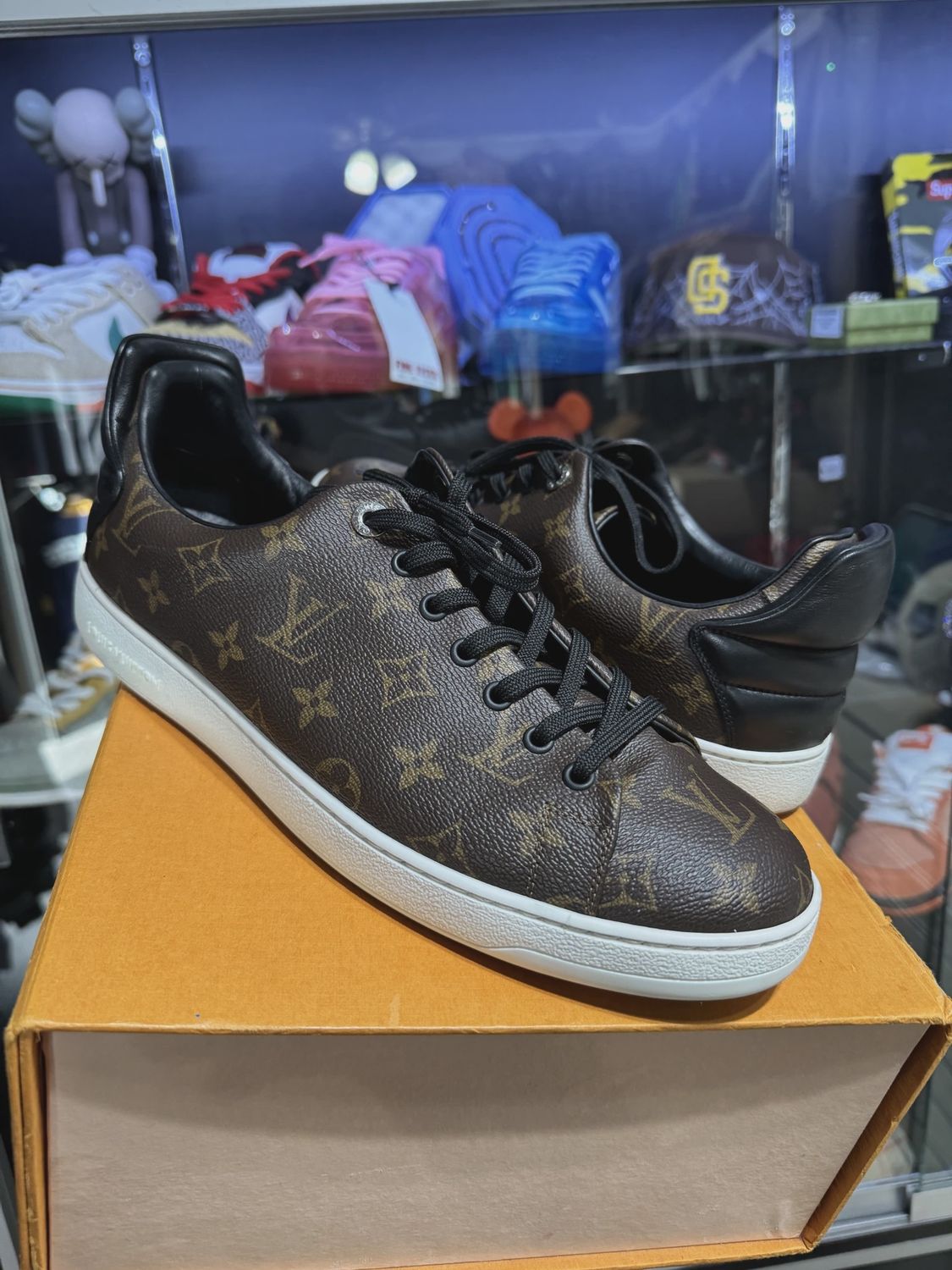 Louis Vuitton Brown LV Monogram Sneaker • Pre-Owned [2521]