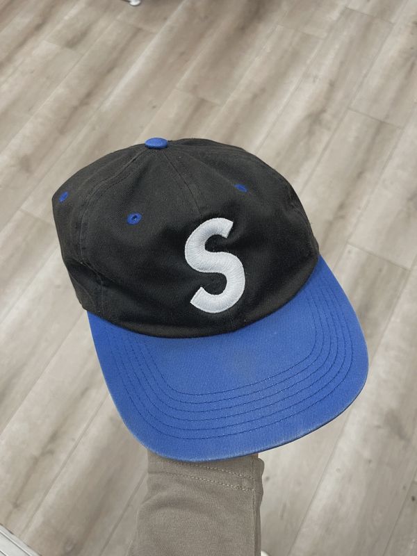Supreme 2-Tone Washed S Logo 6-Panel Cap • Pre-Owned [0449]