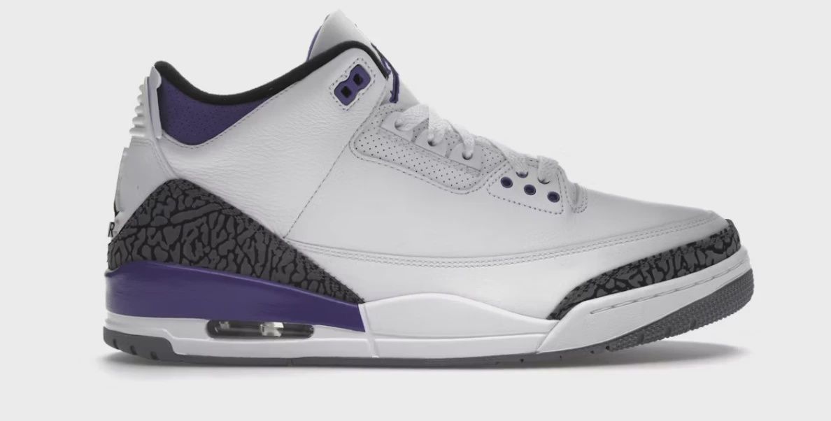 Jordan 3 Retro Dark Iris • Brand New [7751]