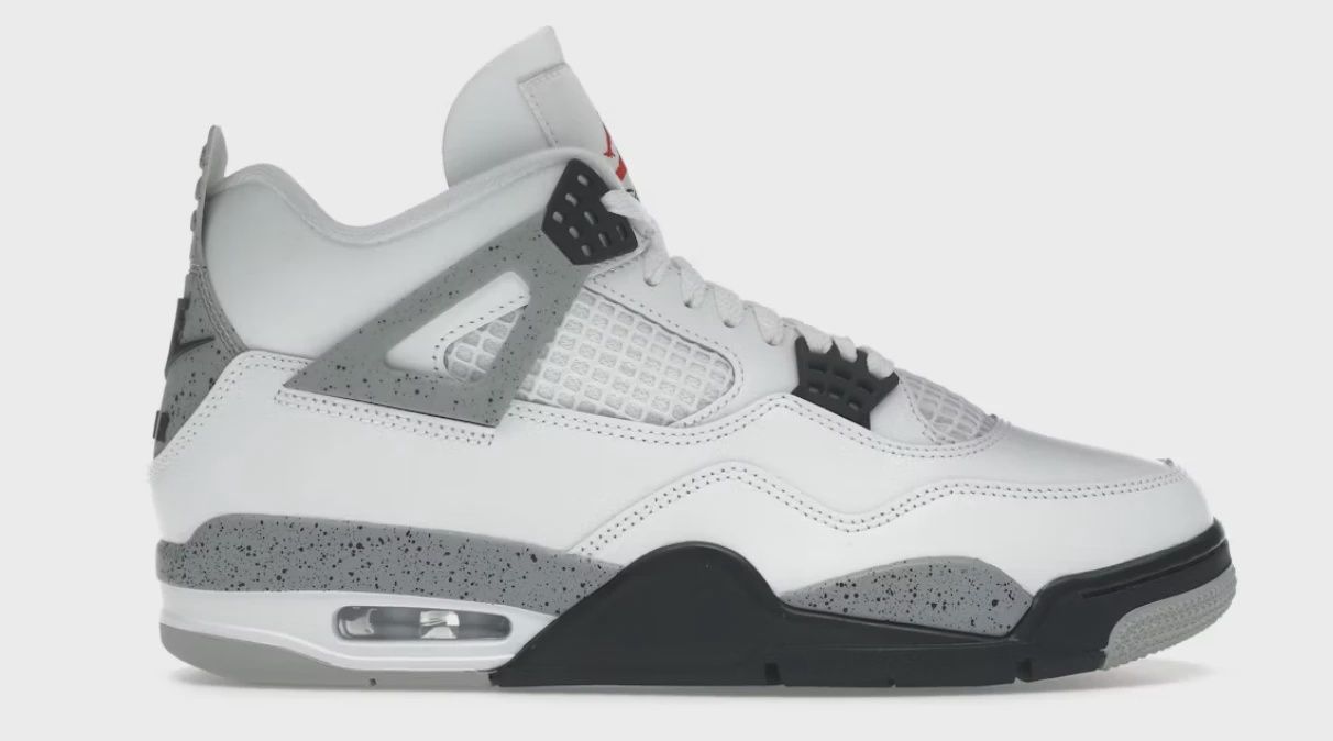 Jordan 4 Retro White Cement (2025) • Brand New [2802]