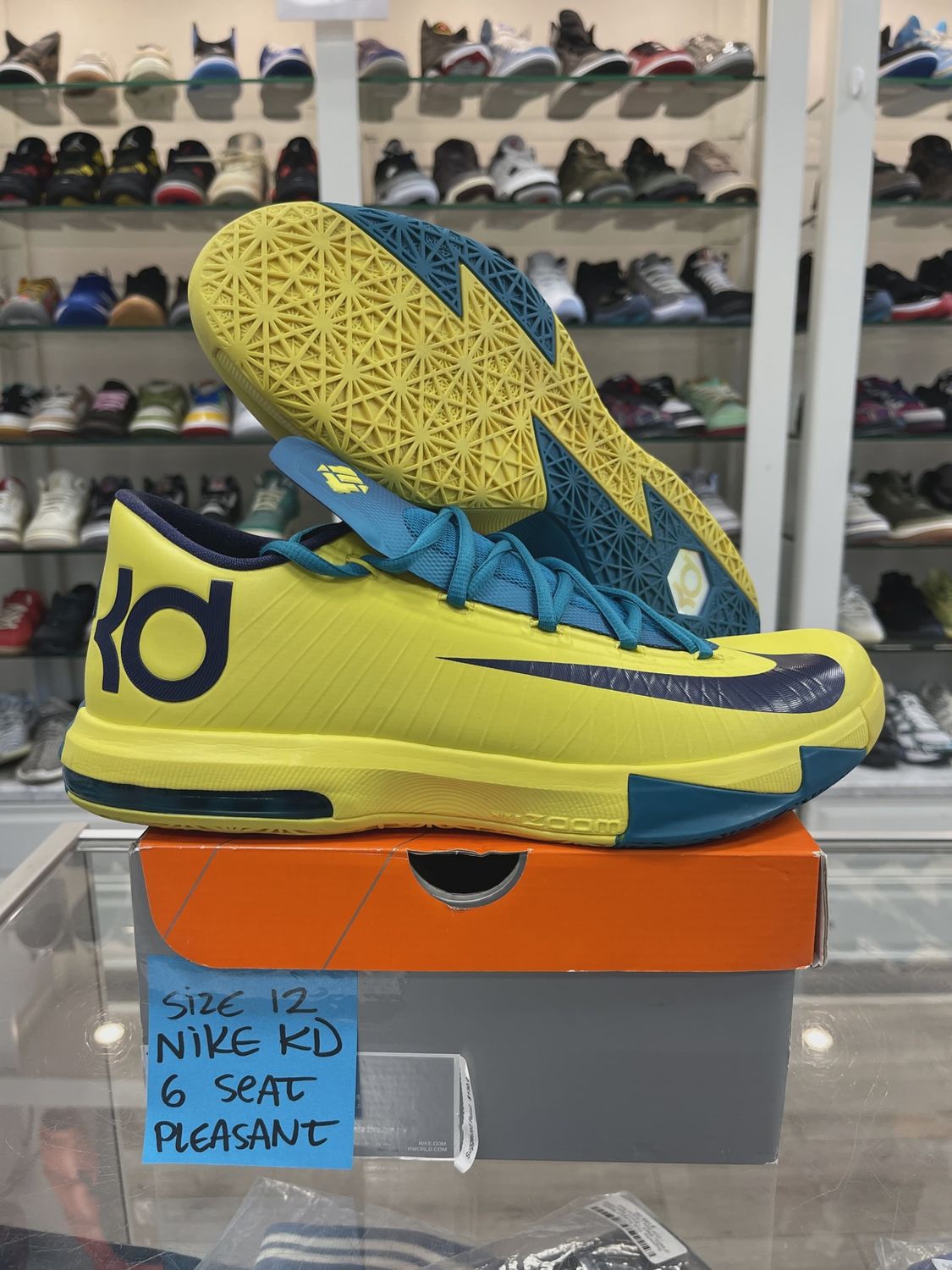 Nike KD 6 Seat Pleasant replacement box • Pre-Owned [7810]