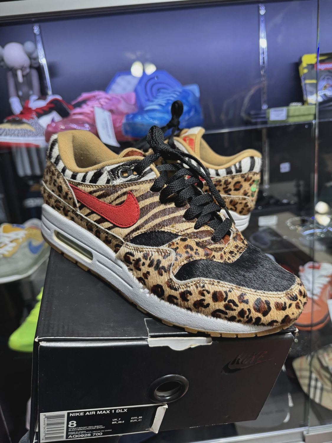 Nike Air Max 1 atmos Animal Pack 2.0 (All Black Box) (2018) • Pre-Owned [3470]