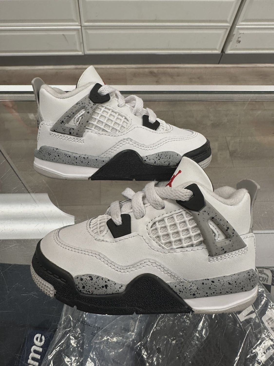Air Jordan 4 Retro White Cement (2025) (Toddler) • Pre-Owned [1696]