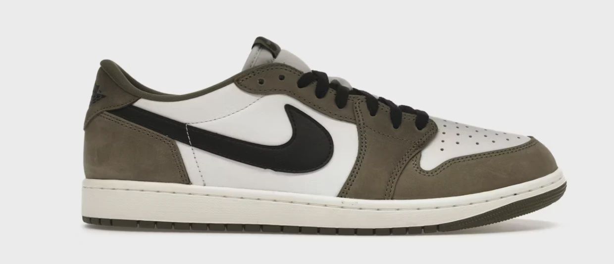 Air Jordan 1 Retro Low Original Medium Olive • Brand New [0953]