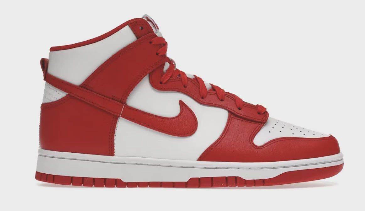 Nike Dunk High Championship White Red • Brand New [4351]