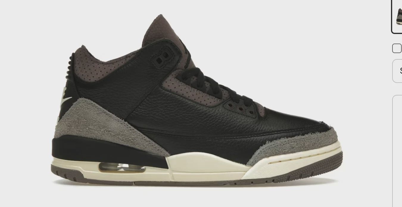 Air Jordan 3 Retro Original SP A Ma Maniére While You Were Sleeping (Women's) • Brand New [4178]