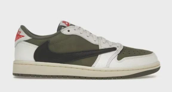 Air Jordan 1 Retro Low Original SP Travis Scott Medium Olive • Brand New [2259]