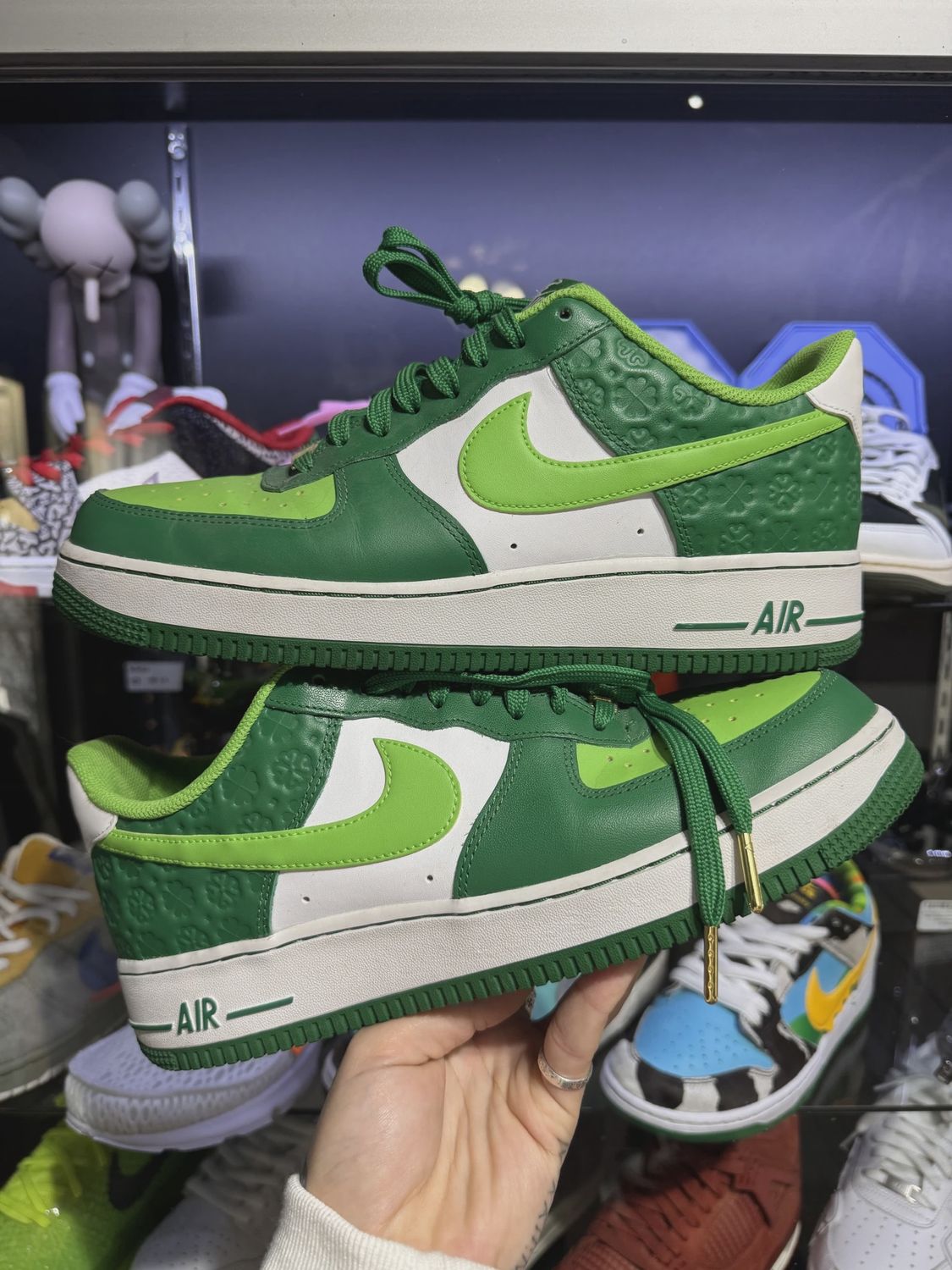 Nike Air Force 1 Low Shamrock St Patrick's Day (2021) • Pre-Owned [6856]