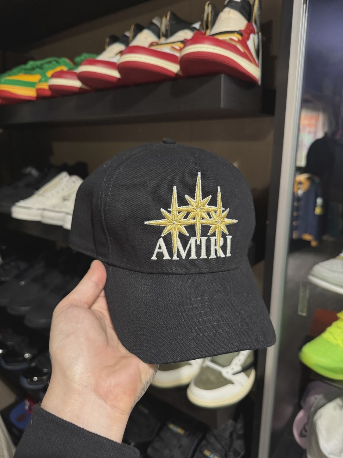 Amiri Starburst Canvas Hat • Pre-Owned [0699]