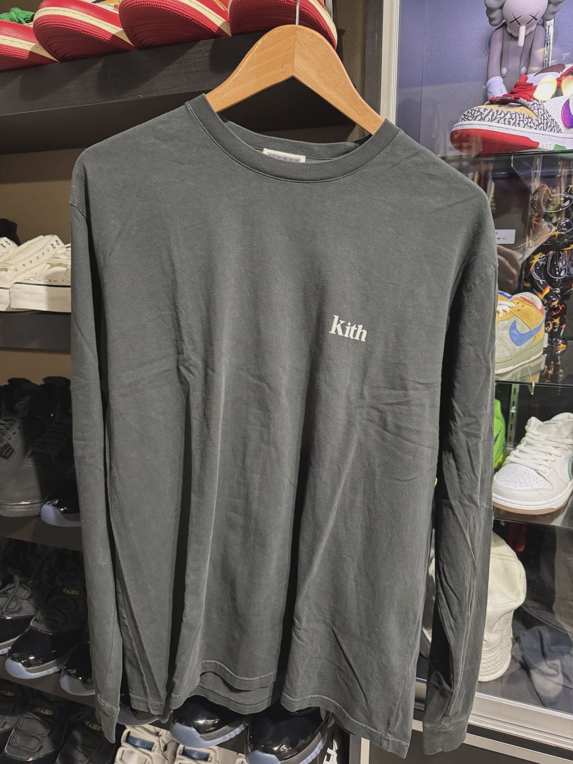 Black kith LS Tee  • Pre-Owned [8131]