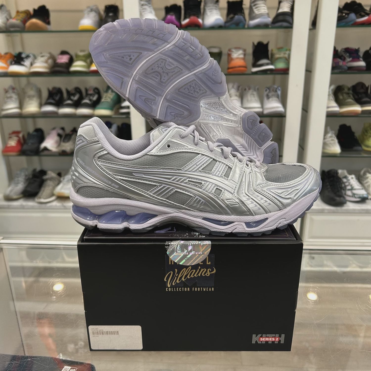 ASICS Gel-Kayano 14 Kith Marvel Villains Silver Surfer Comic Not Included [9105]
