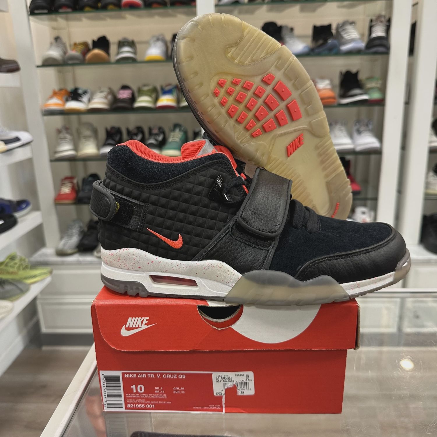 Nike Air Cruz Black Crimson • Pre-Owned [8273]