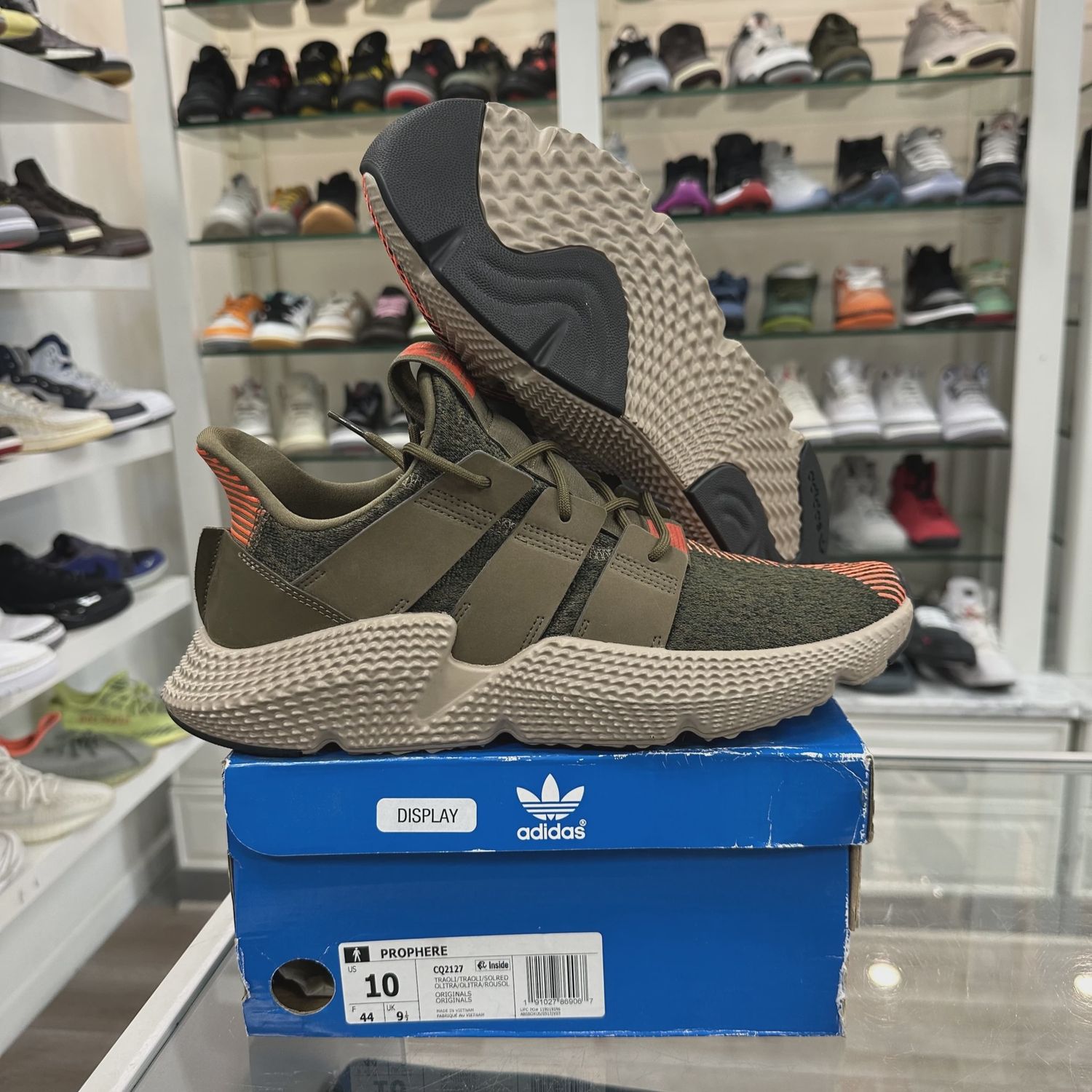 adidas Prophere Trace Olive • Pre-Owned [1638]