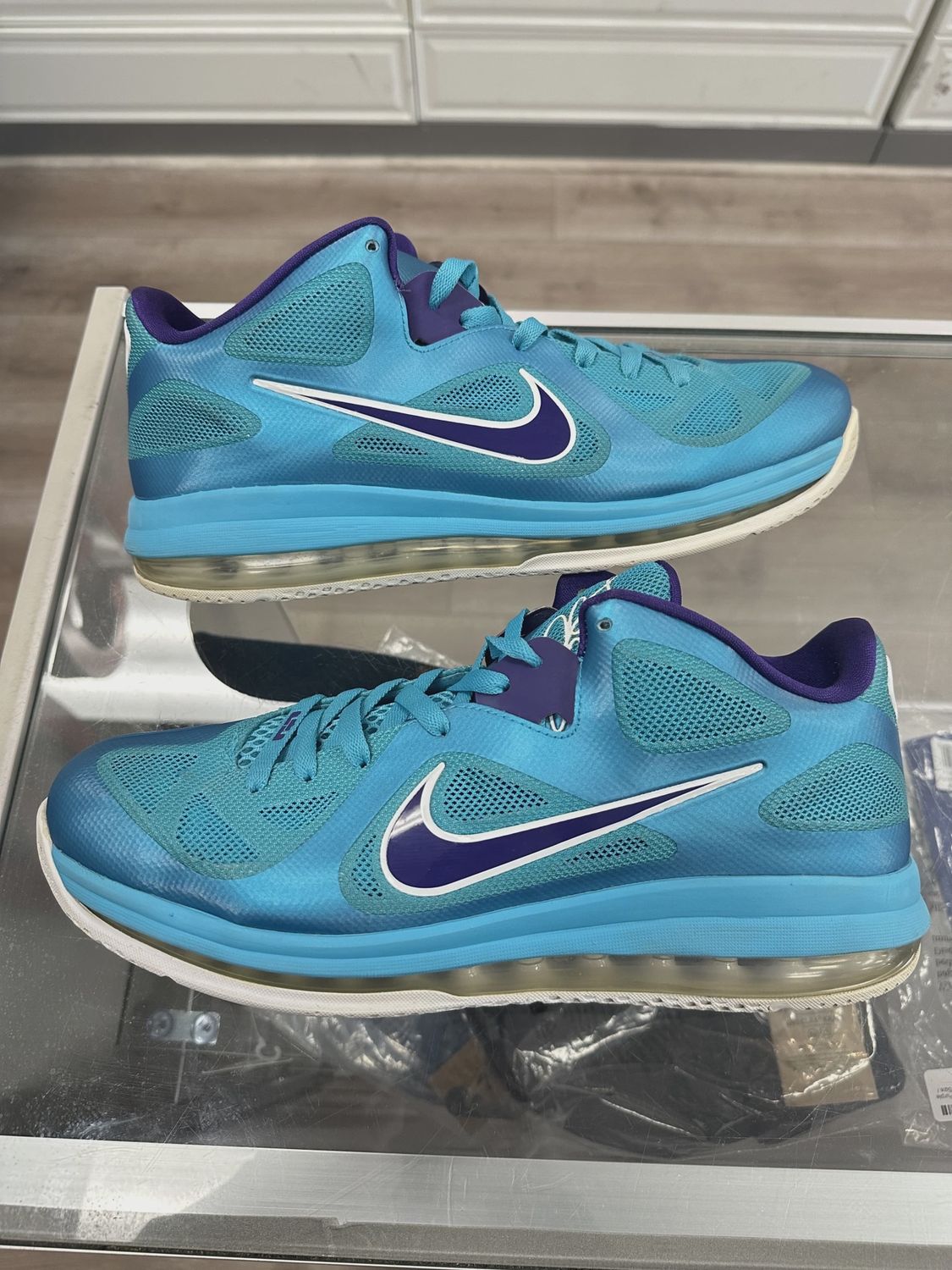 Nike LeBron 9 Low Summit Lake Hornets no box• Pre-Owned [5014]