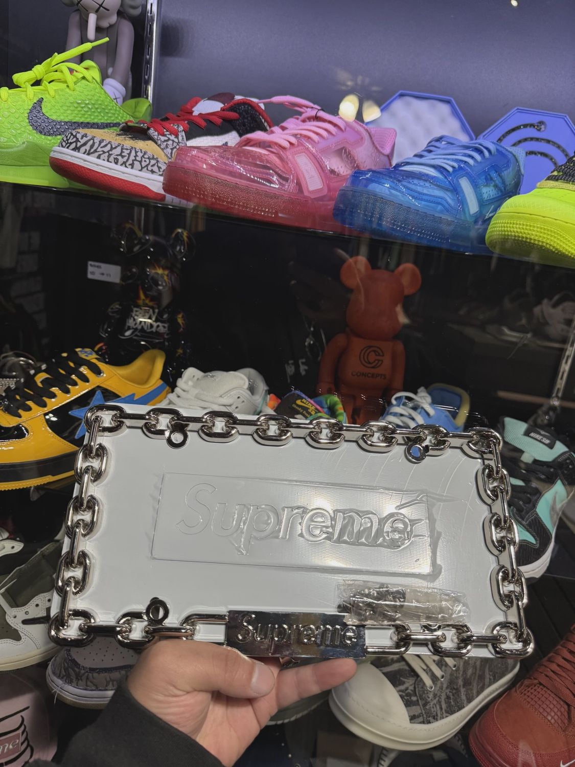 Supreme Chain Link License Plate • Brand New [0909]
