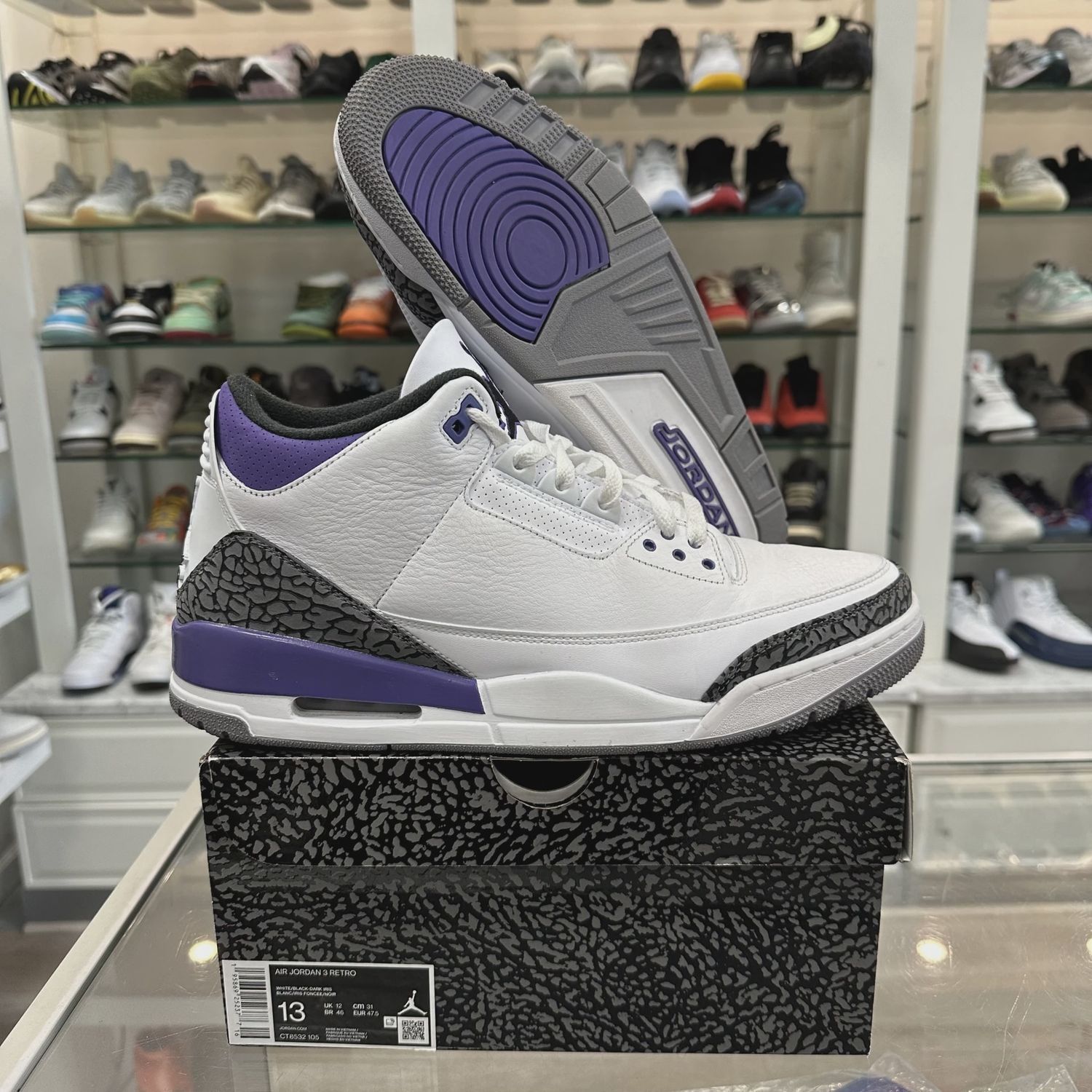 Air Jordan 3 Retro Dark Iris • Pre-Owned [6362]