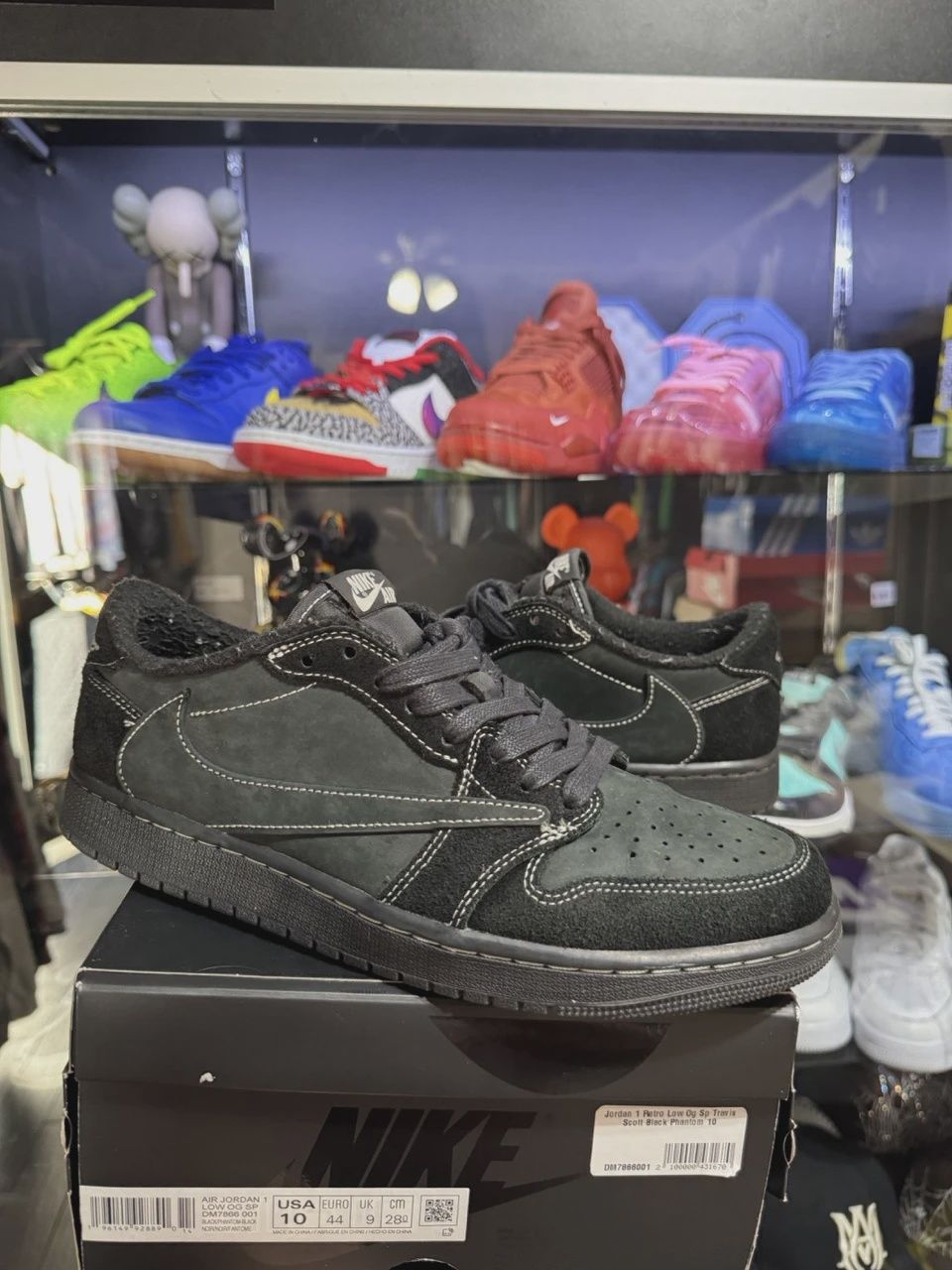 Air Jordan 1 Low Travis Scott Black Phantom  • Pre-Owned [6322]