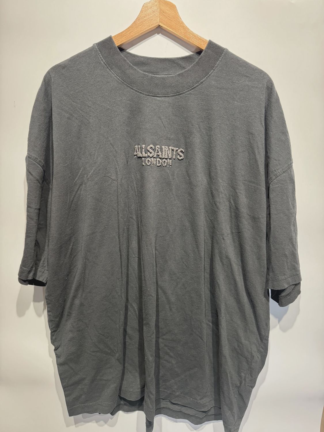 All Saints Black Tee Shirt XXL • Pre-Owned [4998]
