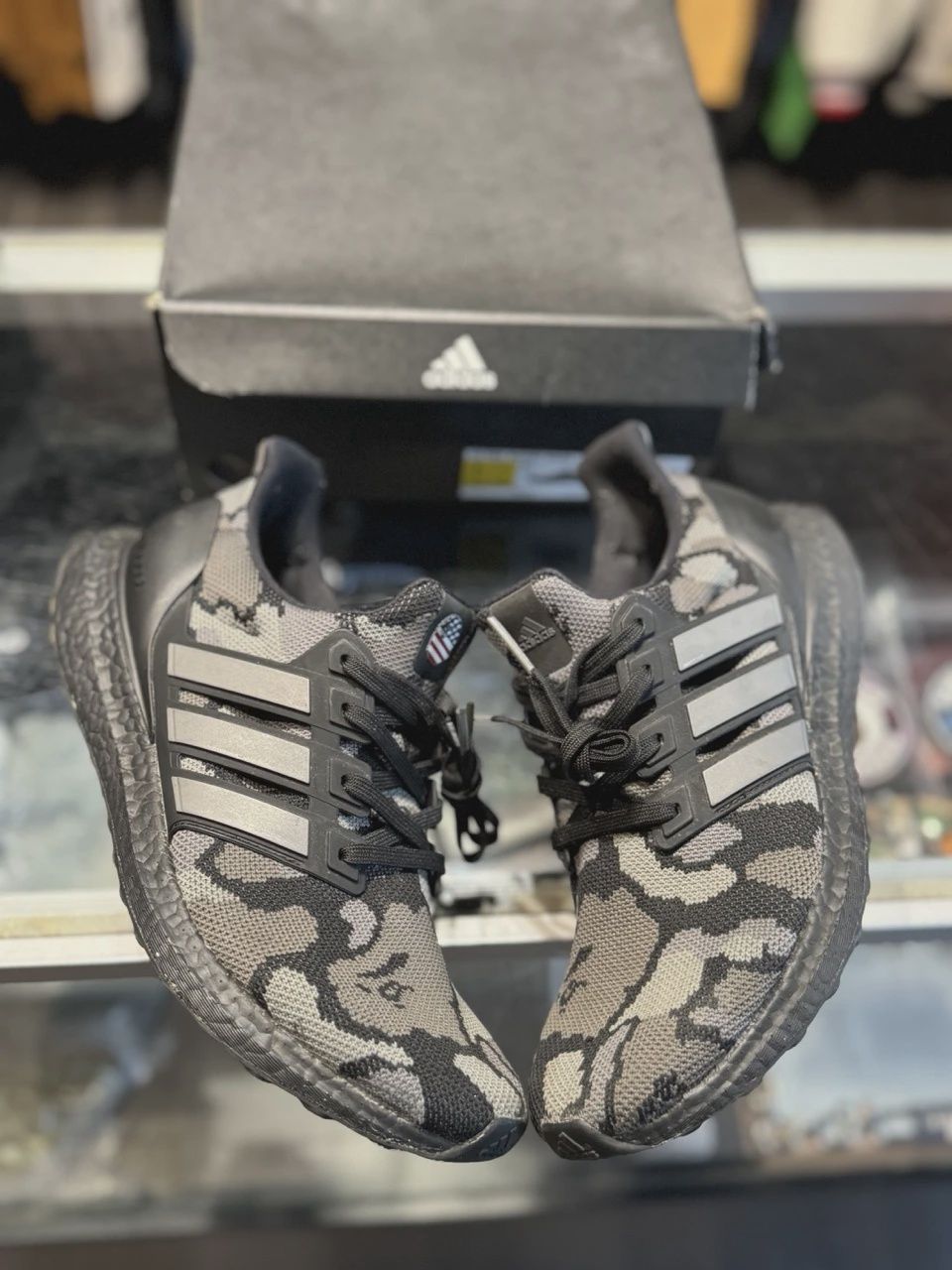adidas Ultra Boost 4.0 Bape Camo Black • Pre-Owned [6023]