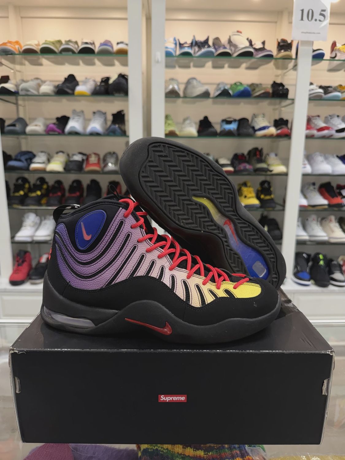 Nike Air Bakin SP Supreme Black Gradient • Pre-Owned [1655]