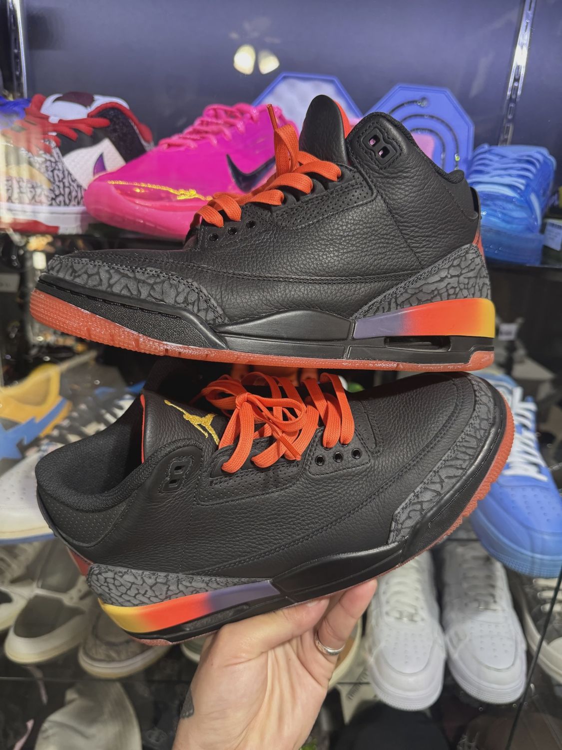 Air Jordan 3 Retro J Balvin Rio No Box • Pre-Owned [6749]