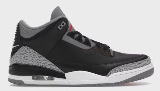 Jordan 3 Retro OG Black Cement (2024) • Brand New [2758]