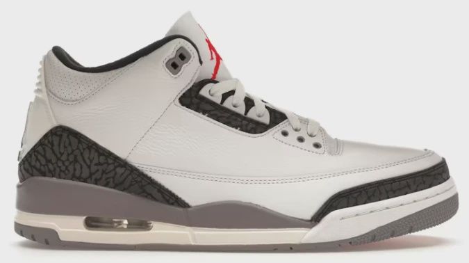 Jordan 3 Retro Cement Grey • Brand New [4321]