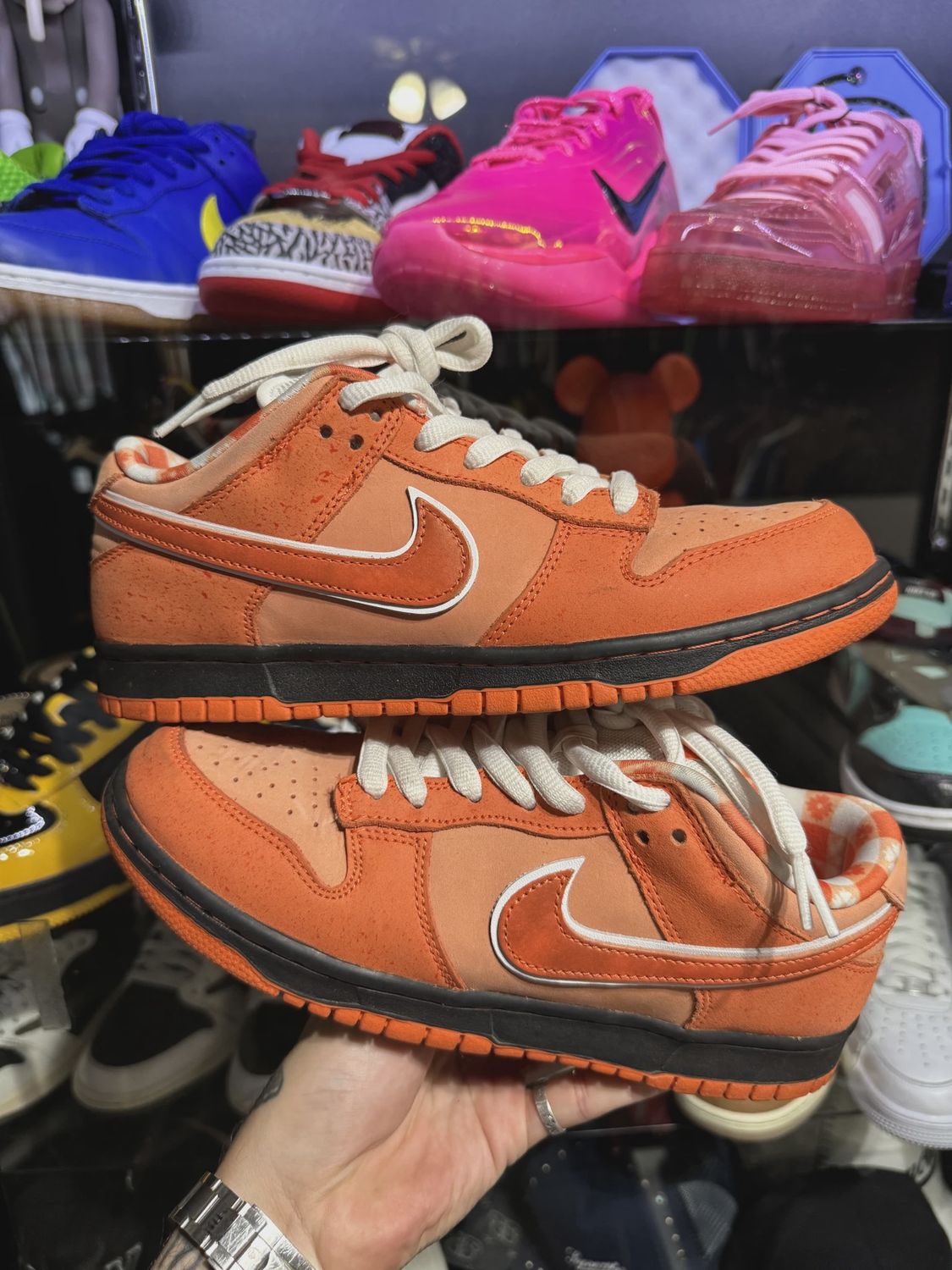 Nike SB Dunk Low Concepts Orange Lobster No Box • Pre-Owned [6009]