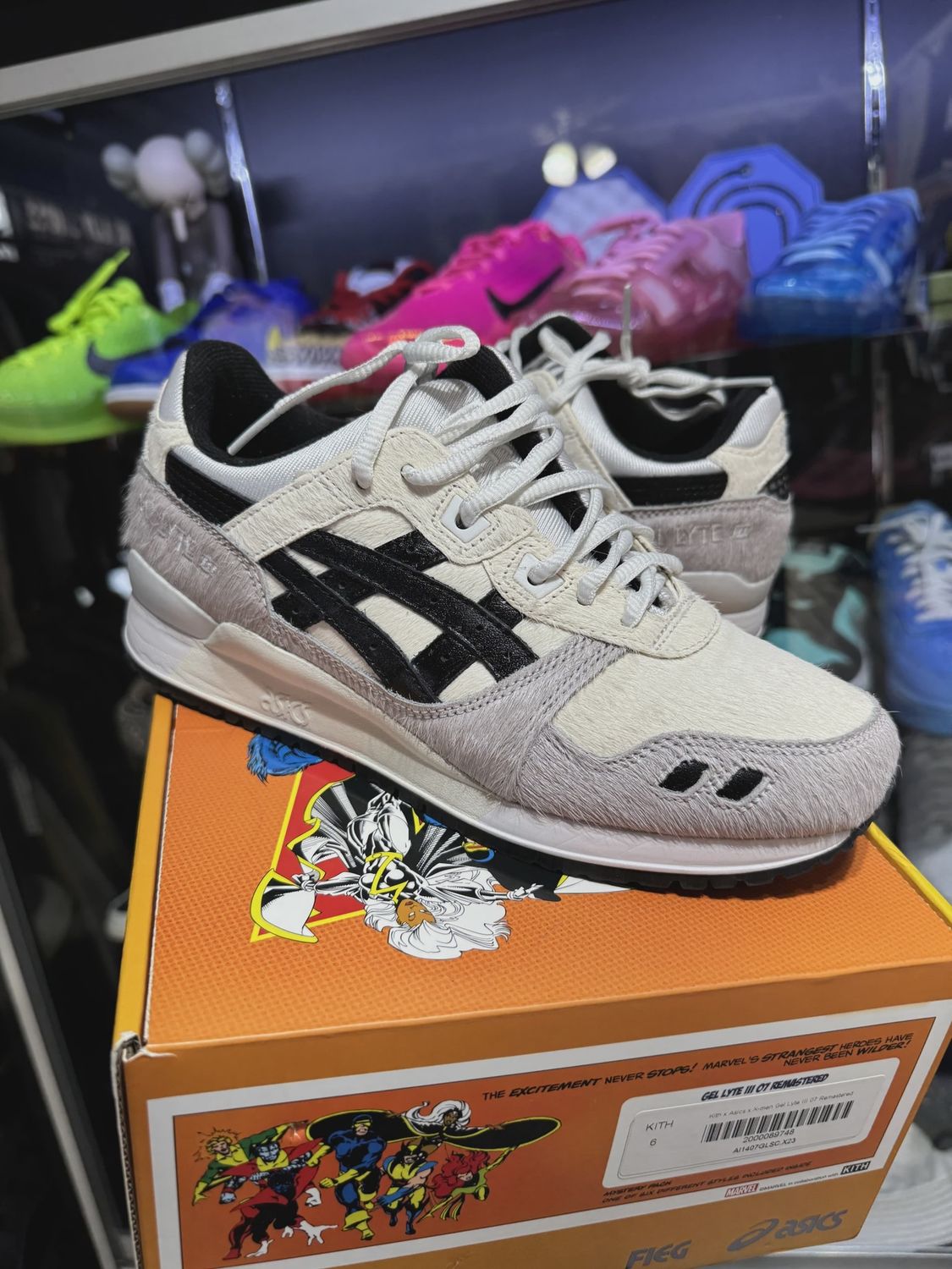 ASICS Gel-Lyte III '07 Remastered Kith Marvel X-Men Storm (Card Not Included) • Pre-Owned [0037]