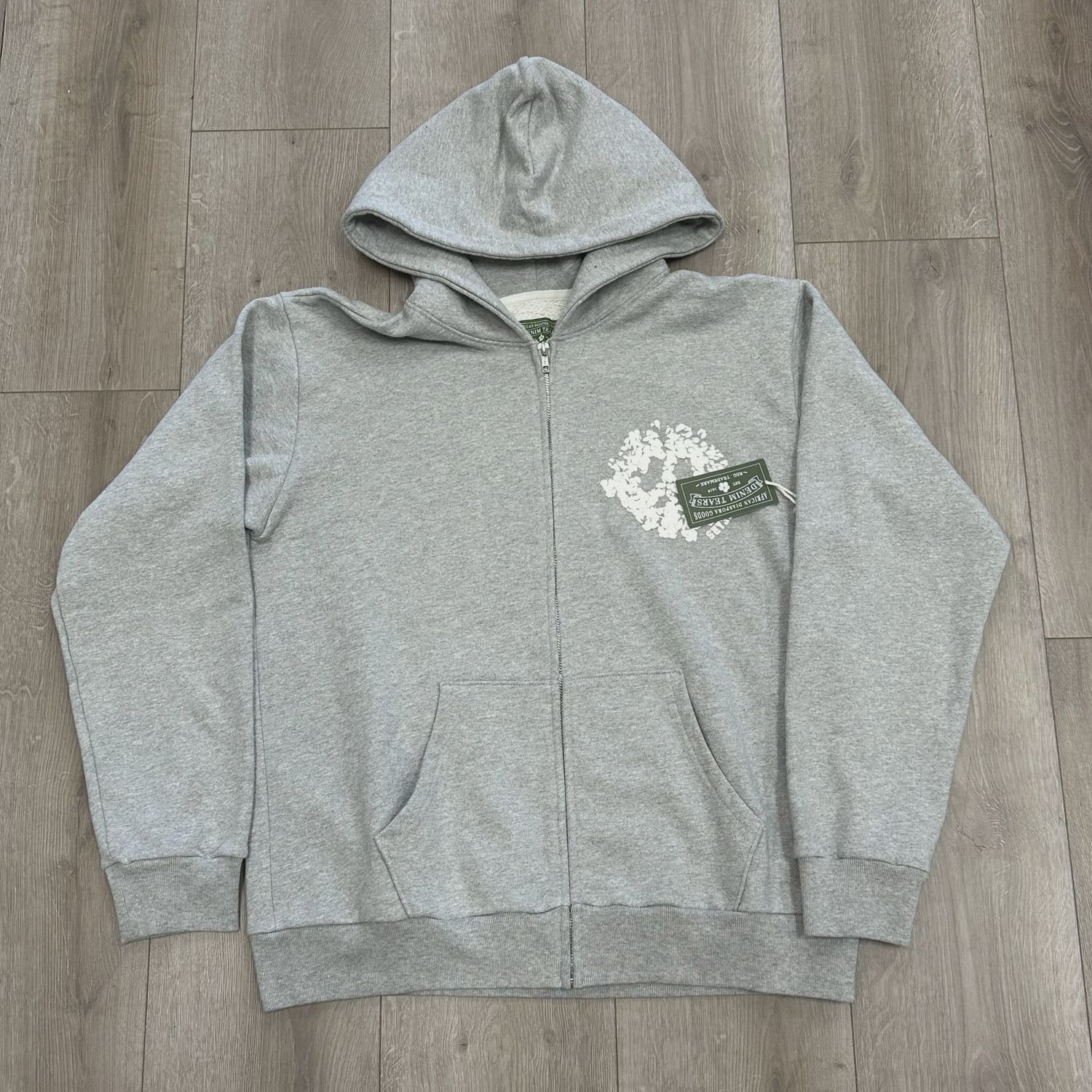 Denim Tears Zip Up Grey • Brand New [0214]