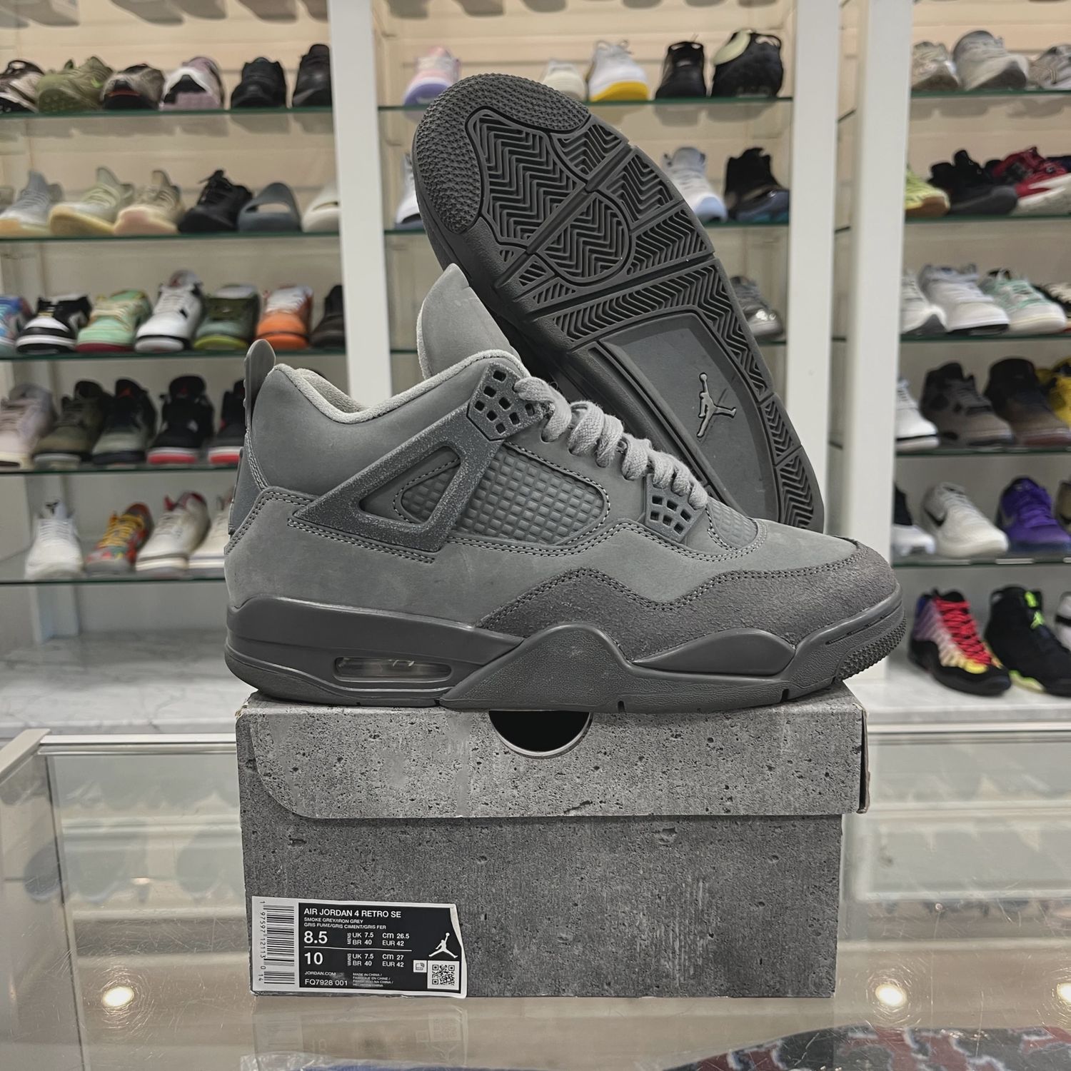 Jordan 4 Retro SE Paris Olympics Wet Cement • Pre-Owned [8942]