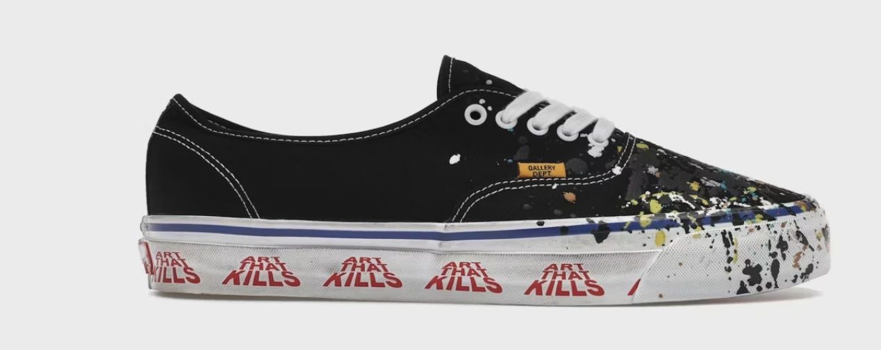 Vans Authentic Reissue 44 Gallery Dept. Art That Kills Black • Brand New [8283]