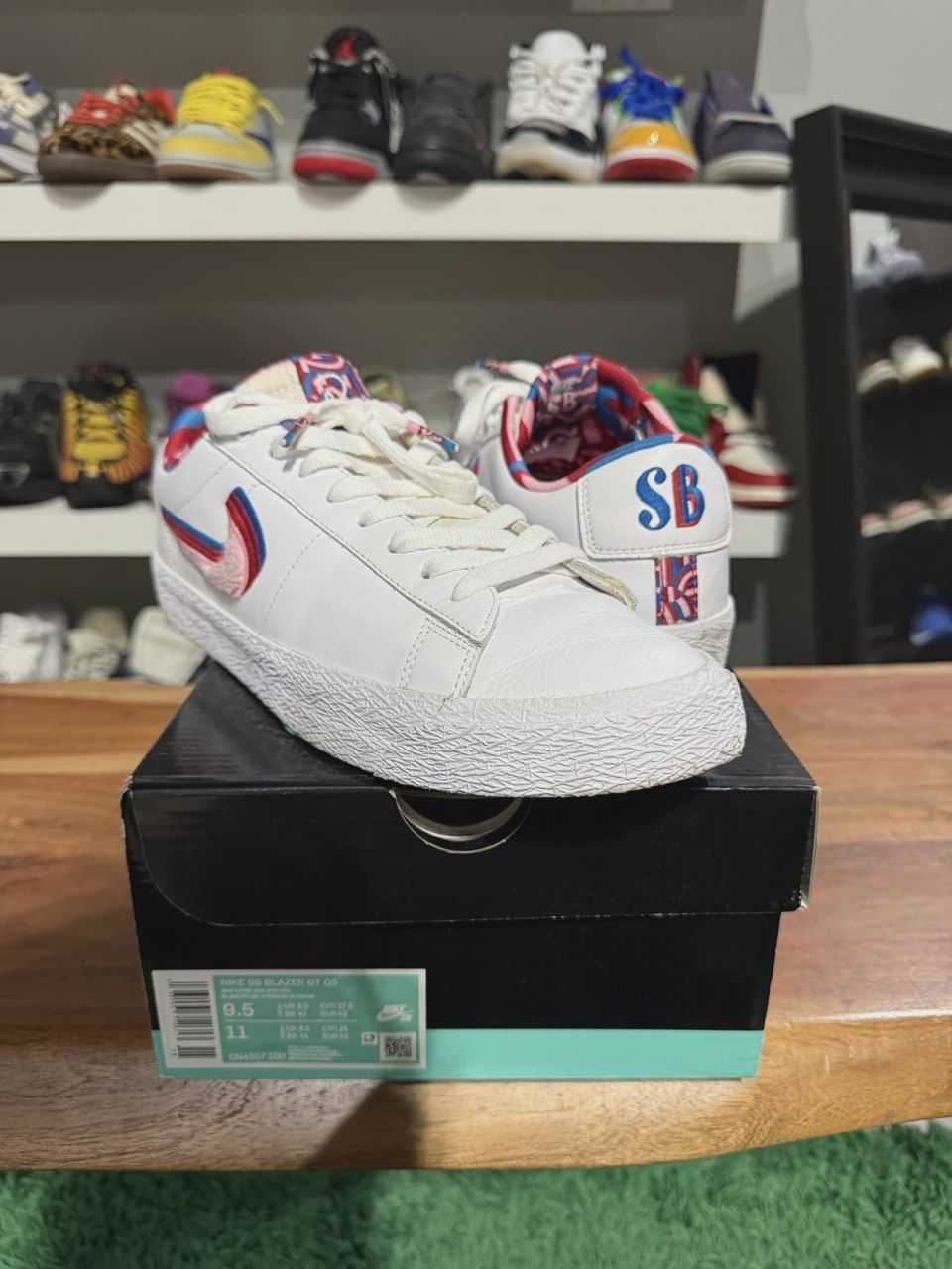 Nike SB Blazer Low Parra • Pre-Owned [8941]