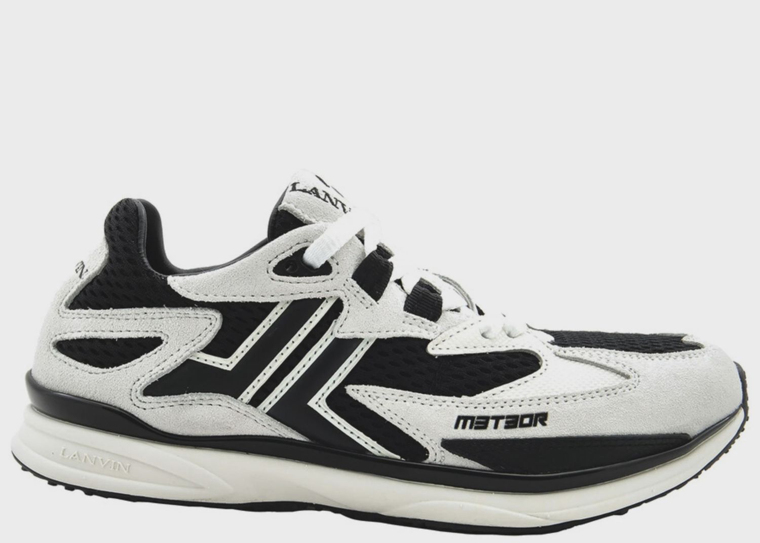 Lanvin Meteor Low Top Sneaker Black White • Brand New [9595]