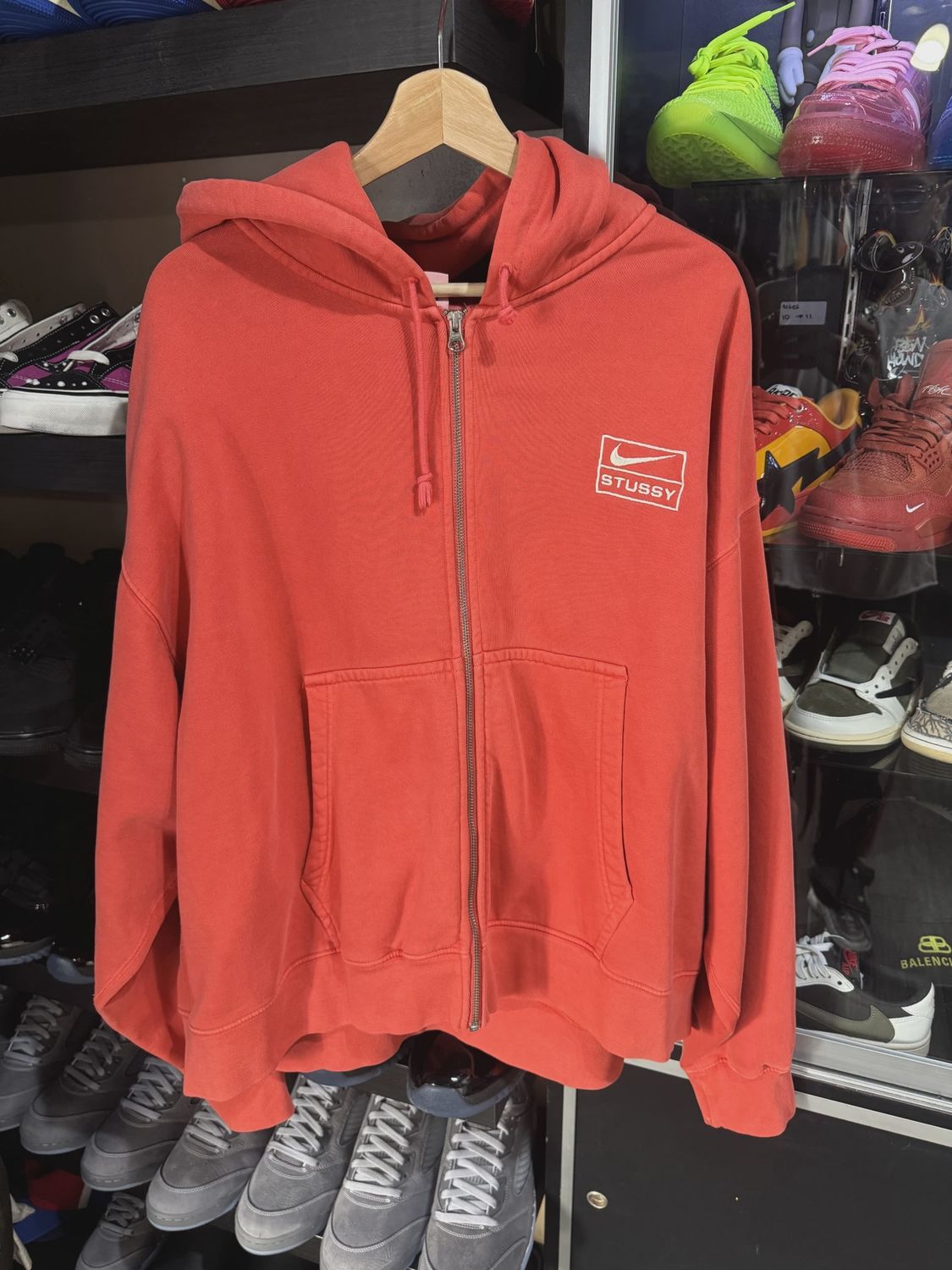 Nike Stussy Zip Up Hoodie • Pre-Owned [5686]