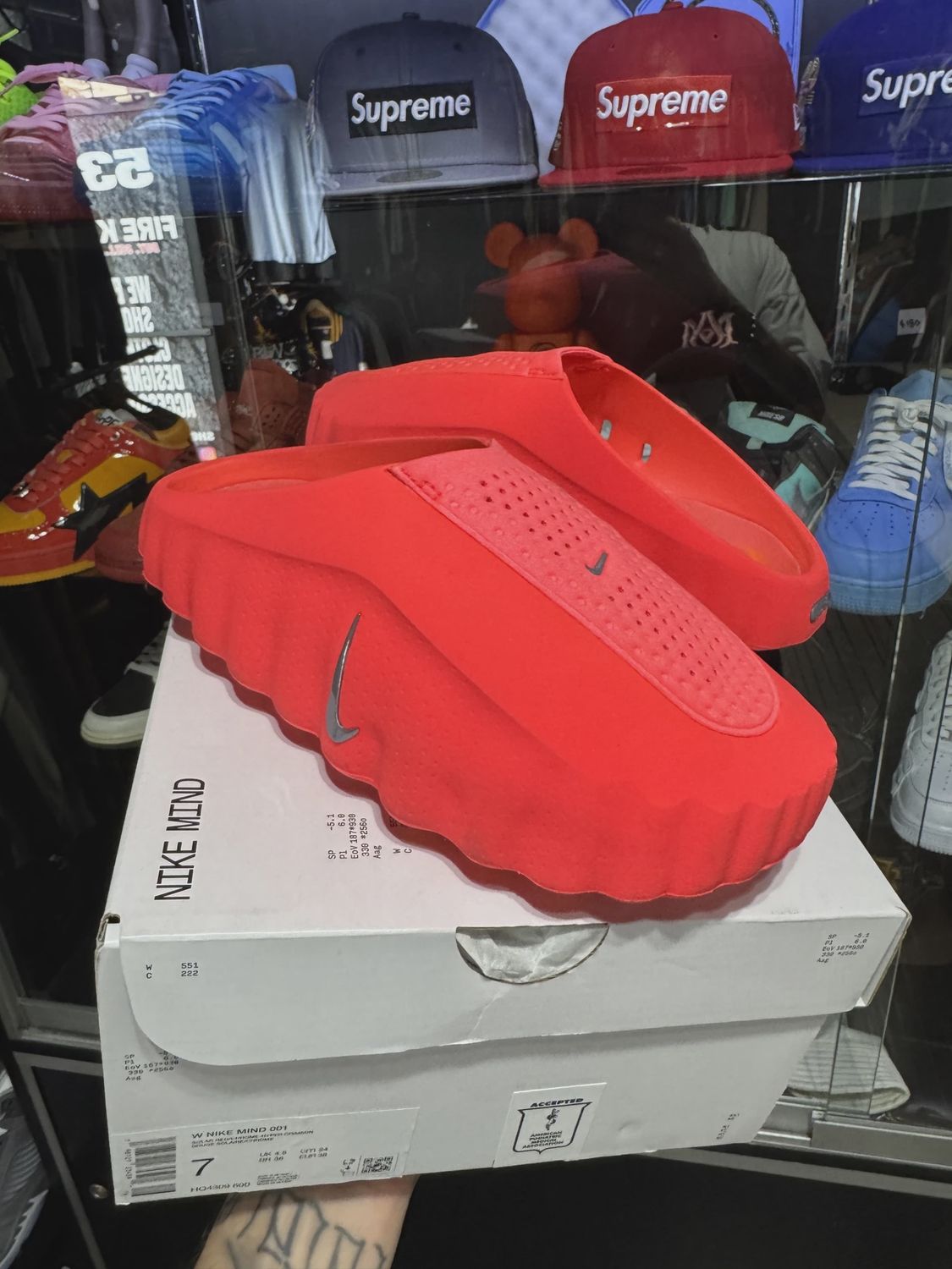 Nike Mind 001 Slide Solar Red (Women's) • Pre-Owned [1927]