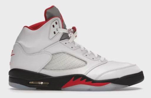 Jordan 5 Retro Fire Red Silver Tongue (2020) • Brand New [7786]