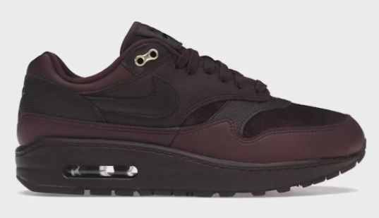 Nike Air Max 1 Burgundy Crush (Women's) • Brand New [9546]