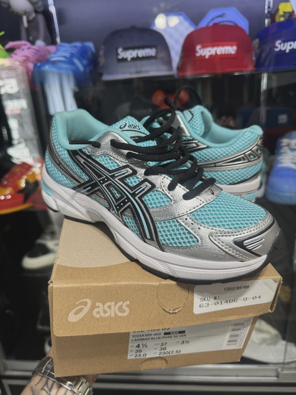 ASICS Gel-1130 Larimar Blue Pure Silver (Grade School) • Pre-Owned [3489]