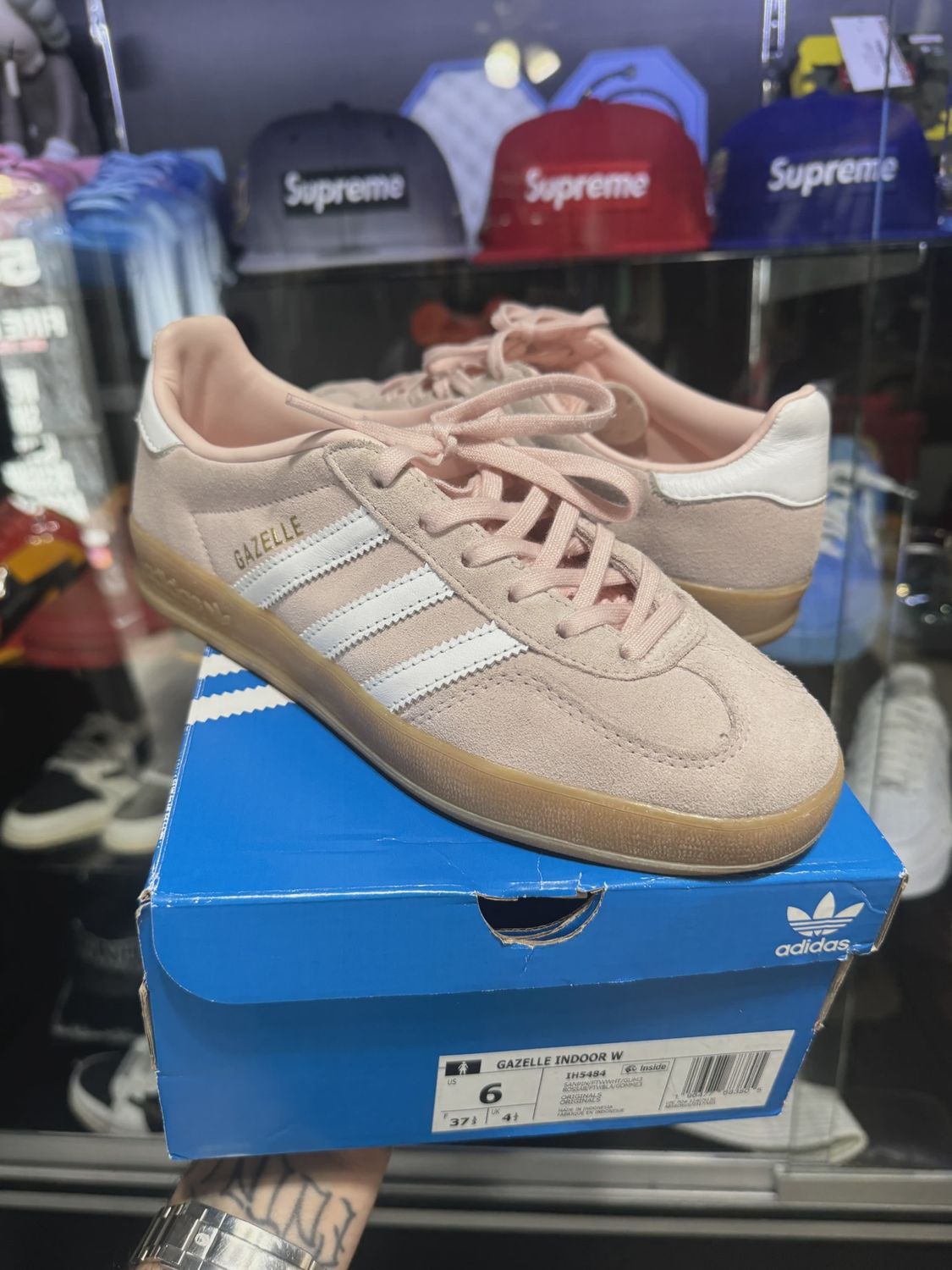 adidas Gazelle Indoor Sandy Pink (Women's) • Pre-Owned [2754]