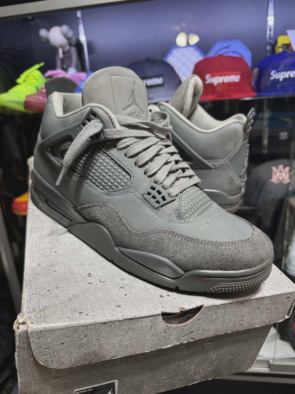 Air Jordan 4 Retro SE Paris Olympics Wet Cement • Pre-Owned [3065]