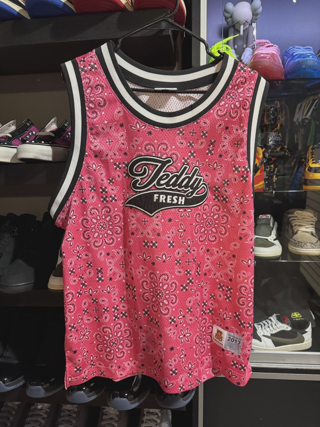 Teddy Fresh Pink Jersey L • Pre-Owned [5686]