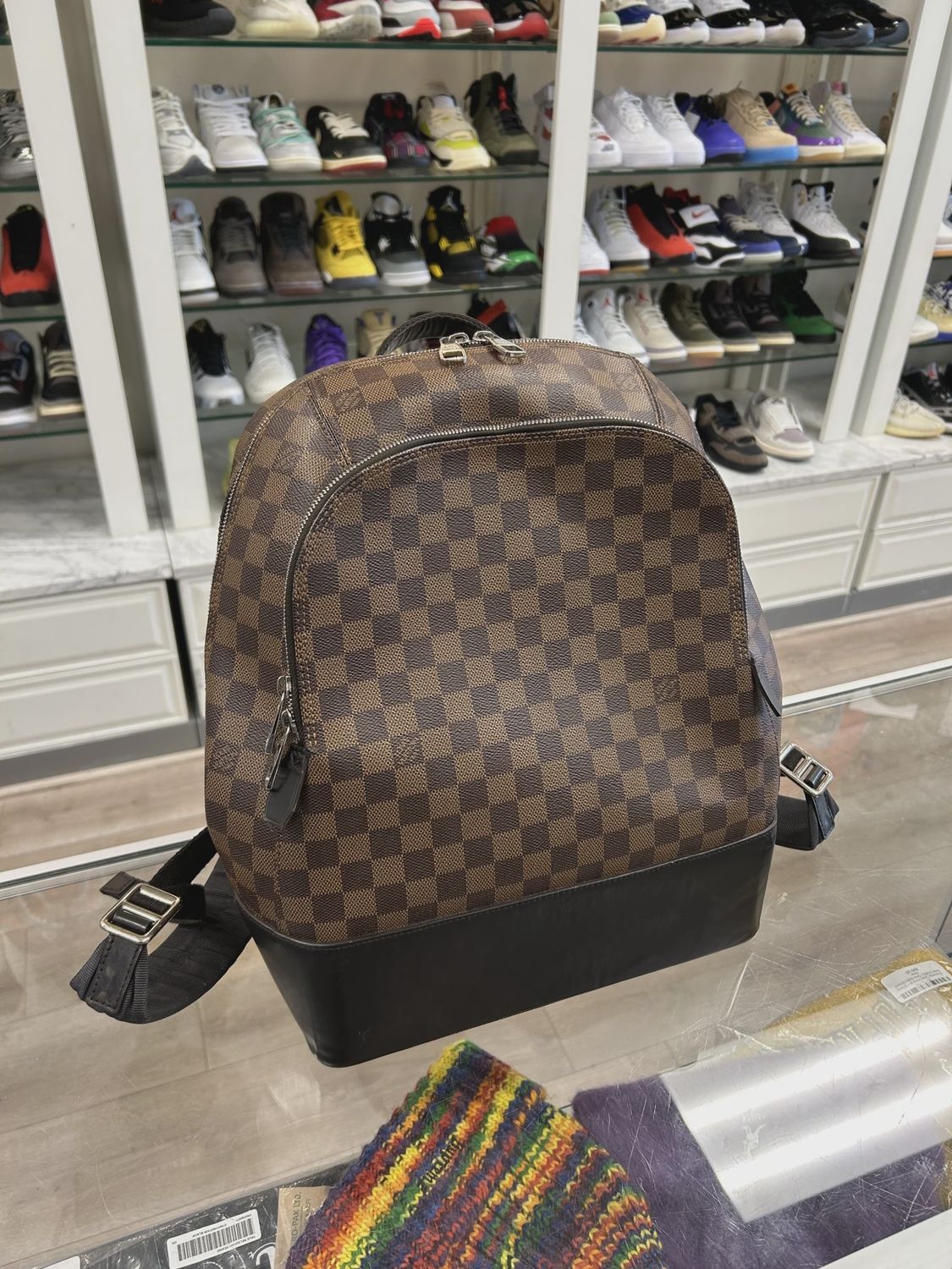Louis Vuitton Damier Ebene Jake Backpack • Pre-Owned [5085]