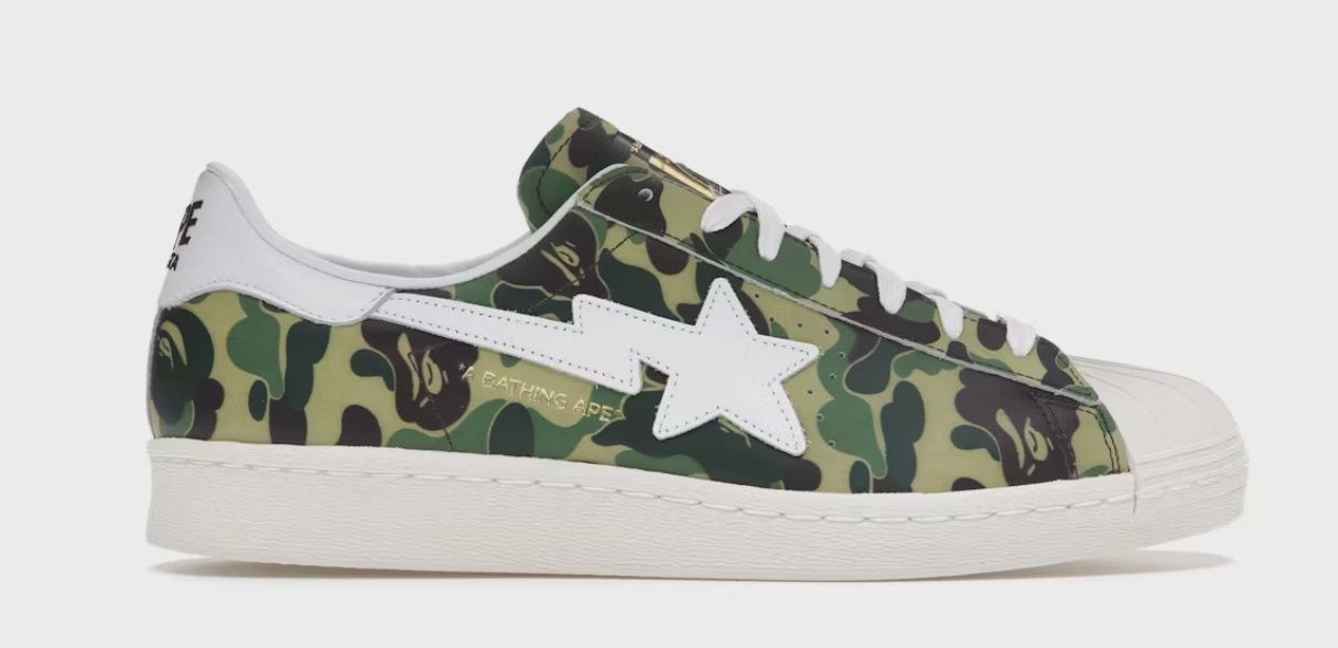 adidas Superstar Bape ABC Camo Green • Brand New [2485]