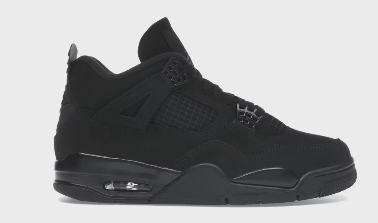 Jordan 4 Retro Black Cat (2025) (GS) • Brand New [0785]
