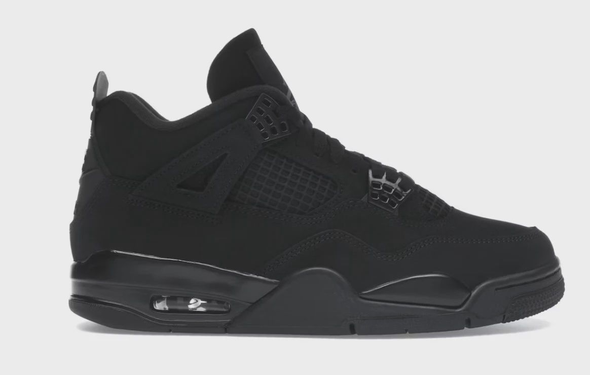 Jordan 4 Retro Black Cat (2025) (GS) • Brand New [0795]