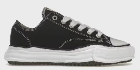 Maison Mihara Yasuhiro Peterson OG Sole Canvas Low Black • Brand New [1115]