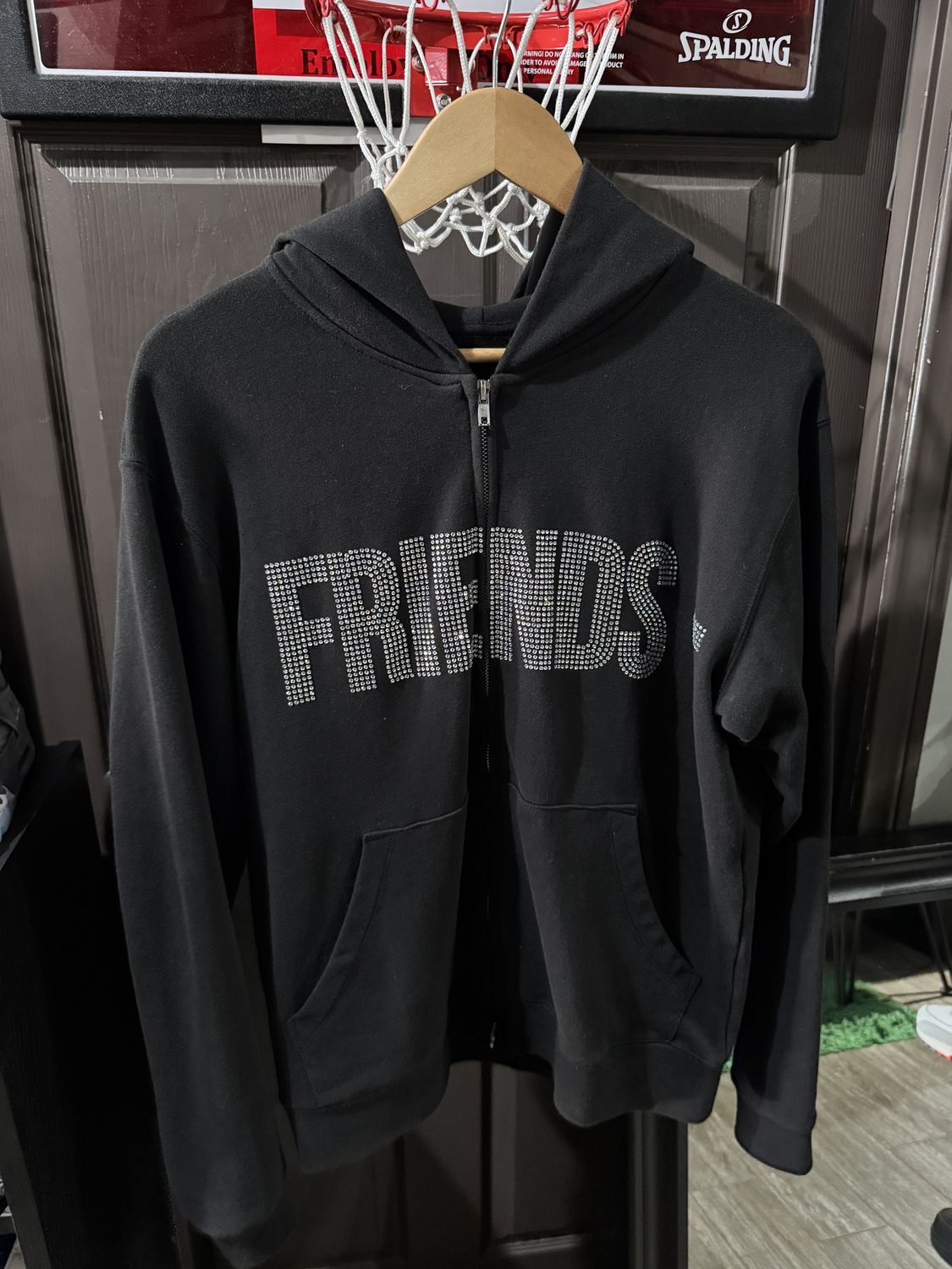 Vlone Friends Hoodie  Zip Up Small • Pre-Owned [0409]