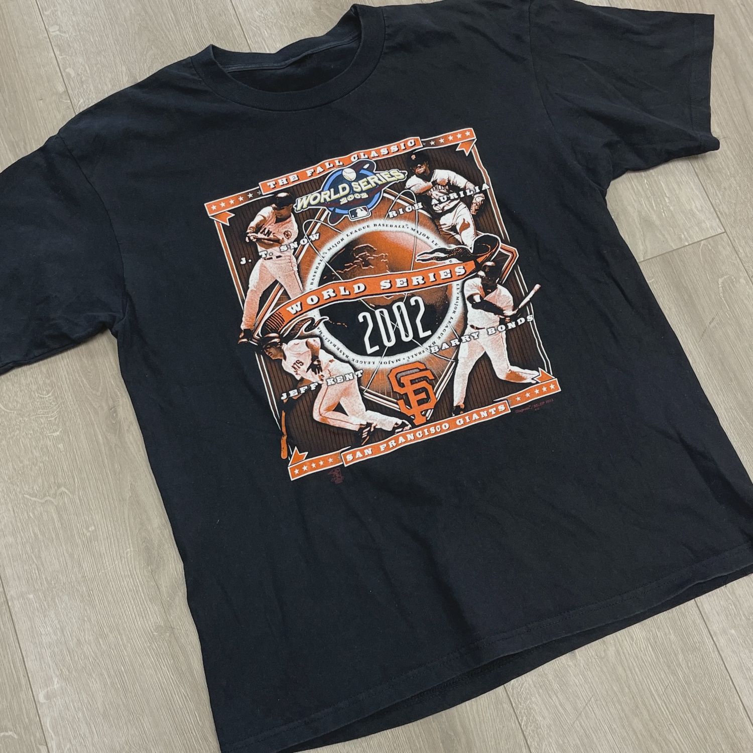 2002 San Francisco Giants World Series "The Fall Classic" T-Shirt • Pre-Owned [9780]